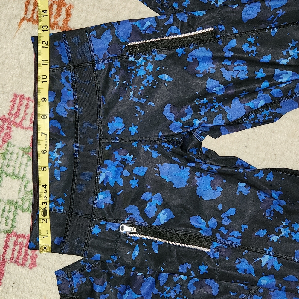 Lululemon Inspire Tight II Size 4 Dandy Digie Porcelaine Black mesh  DAN… - Picture 6 of 10